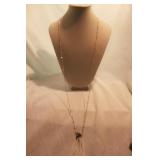 BELK SILVERWORKS LONG DANGLE NECKLACE