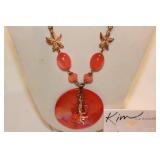 KIM ROGERS SAND DOLLAR NECKLACE/EARRINGS