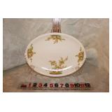 PADEN CITY POTTERY 'GOLDEN ACACIA' PLATTER PADEN CITY POTTERY 'GOLDEN ACACIA' PLATTER