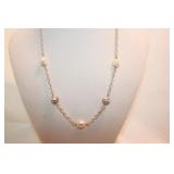BELK SILVERWORKS CULTURED PEARL NECKLACE BELK SILVERWORKS CULTURED PEARL NECKLACE