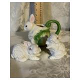 RABBIT LOT - CREAMER AND WHITE RABBITS