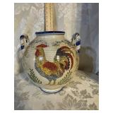 LARGE ROOSTER 2 HANDLE JUG