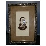 Beautifully Framed Silhouette - Malvolio Beautifully Framed Silhouette - Malvolio