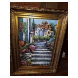 Beautifully Framed Art - Italian Villa