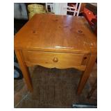 Pine Side Table with Drawer - Broyhill