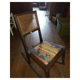 Vintage Cane Back Ladies' Rocker Vintage Cane Back Ladies' Rocker