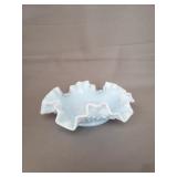 Fenton 6' Bowl - Blue Pastel Hobnail Fenton 6' Bowl - Blue Pastel Hobnail