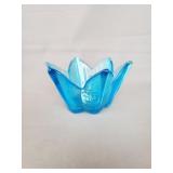 Fenton 5" Sky Blue Candle Votive