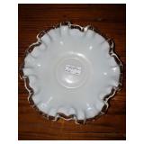 FENTON SMALL SILVER CREST BOWL