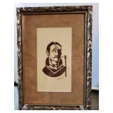 'MALVOLIO' FRAMED SILHOUETTE