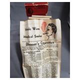 ANTIQUE 'FREE SAMPLE' BLOSSER CIGARETTES
