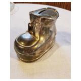 SILVER PLATE BOOTIE BANK