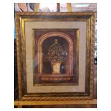 27x31' FRAMED ART - GREEN PLANT ON SHELF PRING