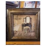 17X17' FRAMED 'SALLE de BAIN