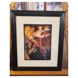 17X20" - FRAMED ART - DANCERS AND PIANIST