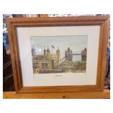 16X13' - FRAMED PRINT - TOWER OF LONDON