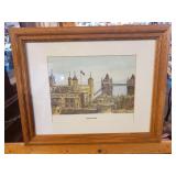 16X13" - FRAMED PRINT - TOWER OF LONDON