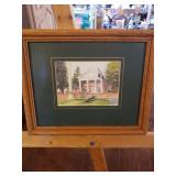11.5X9.5' FRAMED PRINT - BUCKINGHAM COURT HOUSE