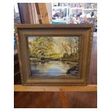 17.5X14.5' FRAMED OIL ON CANVAS