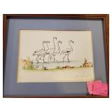 12.5X15' FRAMED FLAMINGOS