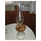 VINTAGE BUBBLE SHAPED OIL LAMP