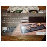 CROFTON CAST IRON GRIDDLE/GRILL IN BOX