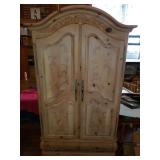 HANDPAINTED/HAND CARVED WARDROBE