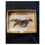 LIZ CLAIBORNE RUNNING HORSES BROOCH