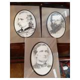 HISTORICAL MATTED PRINTS