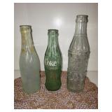 3 VINTAGE BOTTLES