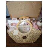 FRESH JASMINE GIFT BASKET WITH LOTIONS, SOAPS, ETC