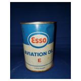 VINTAGE ESSO AVIATION OIL - EMPTY CAN