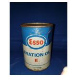 VINTAGE ESSO AVIATION OIL - UNOPENED CAN