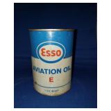 VINTAGE ESSO AVIATION OIL - UNOPENED CAN