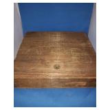 WOOD BOX WITH LOCK - NO KEY WOOD BOX WITH LOCK - NO KEY