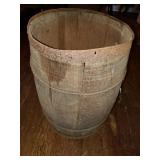 ANTIQUE NAIL BARREL