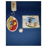 WINNIE THE POOH/CHRISTOPHER ROBIN ORNAMENT SET #4 WINNIE THE POOH/CHRISTOPHER ROBIN ORNAMENT SET #4