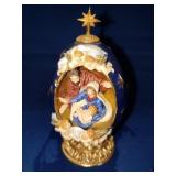 THE FRANKLIN MINT FABERGE EGG NATIVITY THE FRANKLIN MINT FABERGE EGG NATIVITY