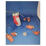 BIRD ORNAMENTS AND MOUSE BIRD ORNAMENTS AND MOUSE