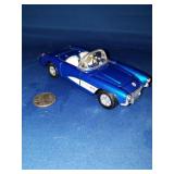 BLUE/WHITE DIE CAST CAR BLUE/WHITE DIE CAST CAR