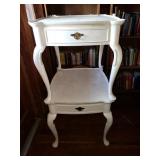 2 PAINTED SIDE TABLES 2 PAINTED SIDE TABLES