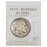 1919 BUFFALO NICKEL 1919 BUFFALO NICKEL