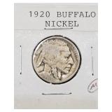 1920 BUFFALO NICKEL 1920 BUFFALO NICKEL