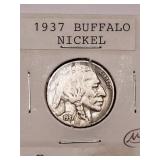 1937 BUFFALO NICKEL F