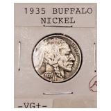 1935 BUFFALO NICKEL VG+ 1935 BUFFALO NICKEL VG+