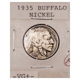 1935 BUFFALO NICKEL VG+