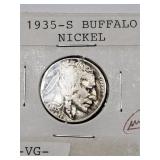 1935-D BUFFALO NICKEL VG 1935-D BUFFALO NICKEL VG