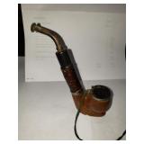VINTAGE HAND CARVED SELF STANDING PIPE (AS IS) VINTAGE HAND CARVED SELF STANDING PIPE (AS IS)
