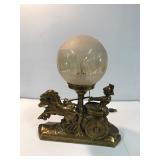 Chariot racer brass lamp. Works.