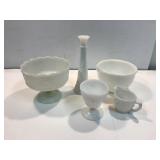 Milk glass and other glass